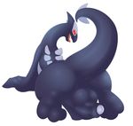  2017 backsack balls camychan erection feral foreskin hi_res humanoid_penis male nintendo nude open_mouth penis penis_backwards pok&eacute;mon shadow_lugia shadow_pok&eacute;mon simple_background solo uncut video_games white_background 