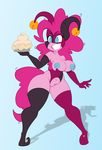  areola armwear bell blue_eyes breasts clothing cum cum_inside elbow_gloves equine female friendship_is_magic gloves horse jester jrvanesbroek legwear mammal mask my_little_pony nipples pinkie_pie_(mlp) pony pose smile solo stockings 