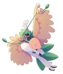  2016 action_pose aiming ambiguous_gender anthro avian bird claws decidueye feathered_wings feathers flying foreshortening front_view hi_res nintendo owl perspective pok&eacute;mon ponacho pseudo_clothing simple_background solo video_games white_background winged_arms wings 