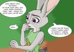  2016 4_fingers anthro clothed clothing comic dialogue digital_media_(artwork) disney english_text female fur grey_fur judy_hopps lagomorph mammal nightmoonrising_(artist) offscreen_character purple_eyes rabbit simple_background solo speech_bubble text worried zootopia 