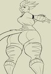  absurd_res anthro big_breasts big_butt breasts butt cat feline female hi_res jaeh loree mammal solo thick_thighs 
