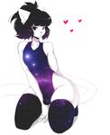  &lt;3 absurd_res anthro black_eyes black_hair bulge clothing digital_media_(artwork) feline front_view girly hair hi_res kneeling legwear leotard looking_at_viewer male mammal mercy_(suelix) red_pupils simple_background solo suelix thigh_highs tight_clothing universe white_background wide_hips 