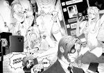  1boy 1girl abs absurdres artificial_eye blindfold blush breasts cellphone_photo cum cum_on_body erection handjob hetero highres holding holding_phone inquisition_(warhammer) long_hair looking_at_phone mature_male mechanical_hands muscular muscular_male navel necktie nipples nude open_mouth oral penis phone recording rogue_trader_von_valancius scar scar_across_eye scar_on_face sex sex_from_behind shirt short_hair single_mechanical_hand smile spread_legs steamedrolls01 sweat taking_picture testicles thighhighs thighs tripod warhammer_40k warhammer_40k:_rogue_trader white_hair white_shirt white_thighhighs xavier_calcazar 