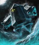  commentary_request from_below full_body glowing glowing_eyes gunlin highres ice icicle no_humans pokemon pokemon_(creature) pokemon_focus regice solo yellow_eyes 