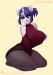  2019 anthro anthrofied big_breasts blue_eyes breast_fondling breasts clothed clothing colored_nails cutie_mark equine erect_nipples eye_through_hair eyebrows eyeshadow female fondling friendship_is_magic fur grope hair hand_between_legs hand_on_breast hi_res horn horse kneeling legwear lipstick littlesheep looking_at_viewer makeup mammal mascara my_little_pony nipples pantyhose pony purple_hair rarity_(mlp) simple_background solo thick_thighs translucent_hair unicorn voluptuous white_fur wide_hips 