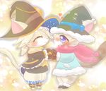  artist_request blue_eyes blush cat cat_busters furry hat witch_hat 