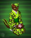  2019 anthro clothed clothing digital_media_(artwork) fur hi_res male mammal mustelid otter simple_background vallhund 
