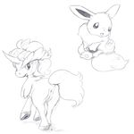  anus balls eevee female feral hooves invalid_tag keldeo male monochrome nintendo penis pok&eacute;mon pussy slimefur tapering_penis video_games 