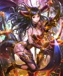  artist_request black_hair boots breasts collar cursebrand_vampire cygames demon_girl demon_horns demon_tail demon_wings diadem fingernails gem gloves gold_trim high_heels holding holding_sword holding_weapon horns long_hair looking_at_viewer medium_breasts official_art red_eyes shadowverse sharp_fingernails shingeki_no_bahamut sword tail tattoo thigh_boots thighhighs weapon wings 