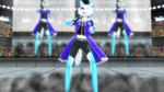  3d_(artwork) blue_fur canine coat crowd digital_media_(artwork) fur group invalid_tag kemono male mammal mic one_eye_closed rou_kemonone utau wink wolf 