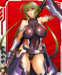  asagiri curvy ponytail shijo_kisaragi taimanin_asagi_battle_arena 