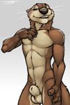  animal_genitalia balls male mammal mustelid nude otter sheath solo tbolt tsaiwolf 