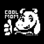  black_and_white caprine female goat linkerluis mammal monochrome solo text toriel undertale video_games 