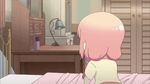  animated animated_gif bed blue_hair closet commentary hair_ornament hairclip hinako_note multiple_girls natsukawa_kuina pink_hair room sakuragi_hinako shark_costume sweatdrop 