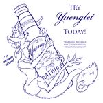  alcohol beer beverage bottle claws dialogue drunk floof fuzz happy hug ink invalid_tag label ratbird teeth yinglet yuenglet yuengling yuenglit 