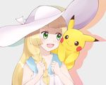  gen_1_pokemon green_eyes highres lillie_(pokemon) pikachu pokemon pokemon_(anime) pokemon_sm_(anime) popon_(honopun) spoilers 