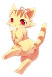  cat character_request furry jewelpet pussy red_eyes uncensored wa_hito_uppe 