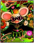  anklet barefoot cat churippa clothing crown fantasy feline illustration jewelry kaito_oji_churippa! kemono legwear male mammal mantle mask mouse novel phantom_thief pouch prince rat rippa rodent royalty sho_shibamoto smile thief tights trunk_hose tulip_(flower) 怪盗王子チューリッパ！ 