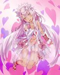  chloe_von_einzbern dark_skin fate/kaleid_liner_prisma_illya loli looking_at_viewer white_hair yellow_eyes 