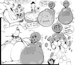  ! &lt;3 2017 animate_inanimate balls bedroom_eyes big_breasts big_penis blush bow_tie breasts cream digestion digital_drawing_(artwork) digital_media_(artwork) drooling egg female grass hair hair_over_eye half-closed_eyes hat hi_res huge_breasts human humanoid kinder macro male mammal moan modeseven monochrome not_furry nude oviposition panting penis pills saliva seductive simple_background smile speech_bubble vore waffle_the_witch what_has_science_done white_background wizard_hat 