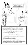  2017 anthro black_and_white canine comic covering covering_self dialogue disney duo english_text female fox hi_res judy_hopps lagomorph male mammal monochrome nick_wilde nude rabbit shower text thewyvernsweaver towel wet zootopia 