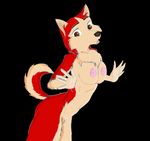  anthro anthrofied balto balto_(film) black_background breasts canine dog female husky jenna mammal nipples plain_background roary steven_stagg 