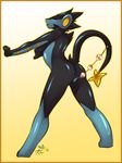  2010 anal_beads anthro beads blue_belly blue_markings breasts butt eyes_closed female hair lagomorph luxray mammal markings masturbation nintendo nude pok&#233;mon pok&#233;morph pokemon raised_tail ryukyur sex_toy short_hair solo standing vaginal video_games 