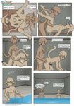  anal anal_penetration comic dialog english_text gay grey_libra keith_keiser libra-11 male masturbation nickolai_alari nickolai_alaric penetration penis pool sex text twokinds water webcomic 