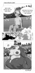 absurd_res anthro aquatic areola big_breasts biped bottomwear breasts cetacean clothed clothing comic dialogue dolphin english_text eyewear female glasses glistening glistening_body hat headgear headwear hi_res human_to_anthro koopacap mammal multicolored_body nipples nude oceanic_dolphin orca species_transformation speech_bubble tail text thick_thighs toothed_whale topwear transformation wet wet_body