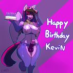  2013 abstract_background animal_genitalia animal_penis anthro anthrofied balls breasts cake candle clothing cutie_mark dickgirl english_text equine equine_penis erection eyewear feathered_wings feathers food friendship_is_magic front_view gloves hair hi_res holding_eyewear holding_food holding_object horn intersex mammal multicolored_hair my_little_pony navel nipple_piercing nipples penis piercing purple_feathers purple_hair rakihiro simple_background solo standing sunglasses text twilight_sparkle_(mlp) two_tone_hair vein wide_hips winged_unicorn wings 