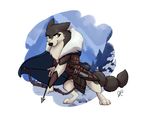  alpha_channel anthro armello armor arrow bow_(weapon) canine clothed clothing female mammal ranged_weapon river_(armello) simple_background solo thelupinprincess transparent_background weapon wolf yellow_eyes 