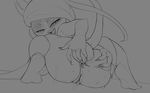  2013 alien anthro anus big_butt butt female hair long_hair looking_back monochrome nude presenting presenting_hindquarters pussy smile solo sonic_(series) spread_anus spread_butt spreading sweat theboogie zeena zeti 