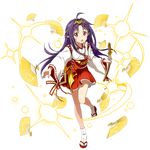  :d ahoge fan floating_hair full_body hair_ornament hakama hakama_skirt holding holding_sword holding_weapon japanese_clothes kimono leg_up long_hair looking_at_viewer official_art open_mouth pointy_ears purple_hair red_eyes red_hakama ribbon-trimmed_sleeves ribbon_trim smile socks solo standing standing_on_one_leg sword sword_art_online sword_art_online:_code_register transparent_background very_long_hair weapon white_kimono white_legwear yuuki_(sao) 