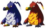  ambiguous_gender avian bird digimon muchomon penguin penguinmon spikeheila 