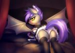  bakki bat_pony clothing equine horse legwear lingerie looking_back maid_uniform mammal my_little_pony panties pony presenting raised_tail stockings underwear uniform wings 