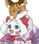  artist_request blue_eyes dog fay_spaniel furry lyng_(species) miyu_lynx star_fox star_fox_2 