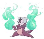  alolan_marowak bone featureless_crotch feral fire fire_dancing looking_at_viewer ponacho pose regional_variant scalie semi-anthro simple_background solo spread_legs spreading standing white_background 
