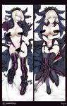  ahoge bangs bdsm black_gloves black_legwear boots breasts breasts_outside bridal_veil censored center_opening chain collarbone dakimakura dark_persona eyebrows_visible_through_hair fate/extra fate/extra_ccc fate_(series) flower gloves grey_hair grin hair_intakes hand_to_own_mouth hews_hack highres large_breasts leotard lock looking_at_viewer lying multiple_views navel nero_claudius_(bride)_(fate) nero_claudius_(fate)_(all) on_back padlock pale_skin short_hair smile sweat sword thigh_boots thighhighs third-party_edit tongue tongue_out unzipped veil weapon yellow_eyes zipper 