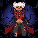  anthro bat belt breasts capcom clothing cosplay dante_(dmc) fangs female gloves greg_panovich hybrid lighting mammal mouse nipple_bulge pants rodent torn_clothing transformation trenchcoat video_games 