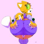  2016 anthro big_butt big_eyes butt cat_starfire claws clothed clothing feline female fur green_eyes hi_res long_tail looking_at_viewer looking_back mammal open_mouth rear_view simple_background skimpy skirt smile solo starfire stripes teen_titans thick_thighs tiger tongue vimhomeless white_fur wide_hips 