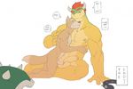  abs anthro biceps bowser canine couple cuddling cute duo erection fox fox_mccloud gay koopa male mammal mario_bros muscles nintendo nipples nude pecs penis plain_background reptile scalie shell size_difference spikes star_fox super_mario_bros. superslickslasher turtle uncut video_games white_background 