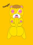 animal_crossing anthro balls bear big_balls big_breasts bodily_fluids breasts ejaculation eyes_closed genitals hi_res huge_balls hyper hyper_balls hyper_genitalia intersex lactating mammal nintendo nude penis rubidiumnitride tammy_(animal_crossing) throbbing throbbing_penis trans_(lore) trans_woman_(lore)