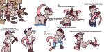 2026 absurd_res alcohol alcohol_enema american_opossum anal anal_penetration angry annoyed anthro anus ball_in_ass barefoot baseball beer beer_bottle belly belly_overhang beverage black_body black_ears black_eyes black_fur blue_baseball_cap blue_bottomwear blue_clothing blue_jeans blue_pants blue_suspenders bodily_fluids boofing bottle bottle_in_ass bottle_insertion bottomless bottomwear bottomwear_down box bra bra_only breasts butt butt_cleavage butt_clench butt_flap cardboard cardboard_box casual_exposure cleavage clenching_butt clothed clothing confederate_flag confederate_flag_clothing confederate_states_of_america container denim denim_bottomwear denim_clothing dialogue drooling empty_bottle english_text feet female fur genitals grey_baseball_cap grey_body grey_fur hi_res high-angle_view insult insulting_viewer jeans kneeling leaning leaning_forward lying mammal marsupial mooning muffin_top multicolored_body multicolored_fur multiple_images navel object_between_buttocks offscreen_character on_back open_mouth panties pants pants_down pantsless partially_clothed penetration pink_fingers pink_nose pink_tail pink_toes raised_tail rear_view saliva sharp_teeth shirt simple_background sleeping smokey_the_menish soles solo spread_legs spreading suspenders sweat sweatdrop sweaty_butt tail talking_to_another talking_to_viewer tank_top teeth text tools topwear two_tone_body two_tone_fur underwear underwear_only upside_down vulva whiskers white_background white_bra white_clothing white_shirt white_tank_top white_topwear white_underwear wrench