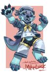 absurd_res anthro clothing hi_res makotoo male mammal mihrluck mustelid otter sailor_uniform solo uniform