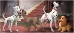101_dalmatians anatomically_correct anatomically_correct_genitalia anatomically_correct_penis animal_genitalia animal_penis anthro anus bird_dog black_nose black_spots bodily_fluids brown_body brown_fur canid canine canine_genitalia canine_penis canis cocker_spaniel collar crossover cum cum_from_ass cum_in_ass cum_inside dalmatian dialogue disney domestic_dog english_text erection eyebrows female feral feral_on_feral fur genital_fluids genitals grey_body grey_fur group hi_res hunting_dog husband_and_wife klaus_doberman knot knotted_penis lady_(lady_and_the_tramp) lady_and_the_tramp looking_at_another male male/female male/male mammal markings married_couple mixed_breed open_mouth open_smile outside penis perdita pongo red_penis smile spaniel spots spotted_body spotted_fur text tongue tongue_out tramp_(lady_and_the_tramp) white_body white_fur