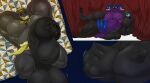 3_heads animal_genitalia animal_penis anthro balls bear big_balls big_muscles big_penis black_body black_fur bow_tie canid canid_demon canine canine_genitalia canine_penis canis cerberus clothing cock_vore demon duo erection european_mythology five_nights_at_freddy's five_nights_at_freddy's_4 fur genitals greek_mythology hat headgear headwear hellhound hi_res huge_balls huge_muscles huge_penis humanoid_genitalia humanoid_penis hyper hyper_balls hyper_genitalia hyper_penis internal male male/male male_pred mammal multi_head muscular muscular_male mythological_canine mythological_creature mythology nastybluepal nightmare_fredbear_(fnaf) penile penis purple_body purple_fur red_eyes same_size_vore scottgames sharp_teeth teeth triphallism vein veiny_penis vore wolf