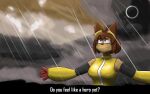  2026 absurd_res anthro breasts brown_body brown_hair clothed clothing digital_media_(artwork) domestic_cat english_text eyewear eyewear_on_head felid feline felis female fur gameoverse glitch_productions goggles hair headgear headwear hi_res kit_(gameoverse) loading_screen mammal miserable notmypornaccount raining solo spec_ops:_the_line text whiskers 