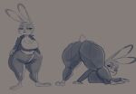 anthro bent_over big_breasts big_butt bigoldoinks bottomwear breast_on_floor breast_squish breasts butt cleavage clothed clothing curvy_figure denim denim_bottomwear denim_clothing disney female hi_res huge_butt jeans judy_hopps lagomorph leporid looking_back mammal pants presenting presenting_hindquarters rabbit sketch sketch_page slightly_chubby slightly_chubby_anthro slightly_chubby_female solo squish thick_thighs tight_clothing voluptuous voluptuous_anthro voluptuous_female wide_hipped_anthro wide_hipped_female wide_hips zootopia