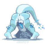 all_fours animated anthro anus ass_up balls blue_body blue_penis blue_skin bouncing_balls bouncing_butt bouncing_penis butt digital_media_(artwork) frame_by_frame genitals kobold looking_at_viewer male nante-p nude nude_anthro penis pixel_(artwork) pixel_animation presenting presenting_anus presenting_balls presenting_hindquarters presenting_penis raised_tail scalie simple_background smile solo spread_butt spreading tail