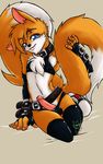  blue_eyes canine chest_tuft clothing erection fox fur girly male mammal miles_prower painted_nails penis sega shoes solo sonic_(series) sonic_team tails tuft unknown_artist 
